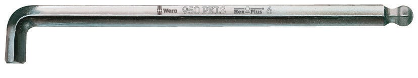 WERA Uhlový kľúč Hex s guľovým prvkom 6,0 mm