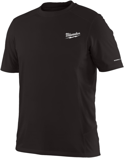 MILWAUKEE WORKSKIN™ Pracovné tričko, krátky rukáv &quot;XXL&quot;- čierna WWSSBL