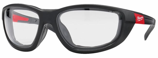 MILWAUKEE PREMIUM ochranné okuliare s tesnením s priehľadným sklom