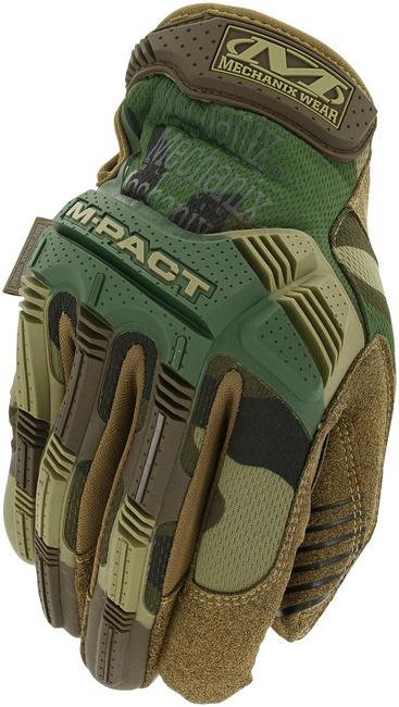 MECHANIX Taktické rukavice M-Pact® - Woodland Camo XL/11