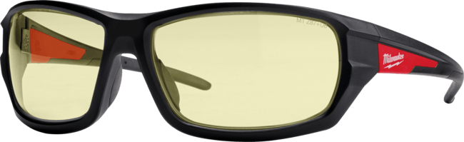 MILWAUKEE PERFORMANCE ochranné okuliare so žltým sklom