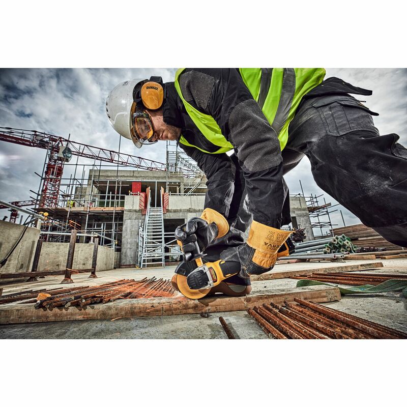 DEWALT 18V XR 125 mm aku uhlová brúska s kolískovým spínačom, bez aku DCG406NT-XJ