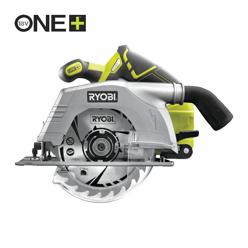 RYOBI 18V ONE+™ 165 mm okružná píla na drevo a plasty R18CS-0
