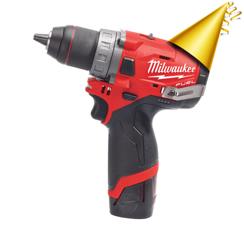 MILWAUKEE M12 FUEL™ Aku vŕtačka bez príklepu - kompaktná M12FDD-202X