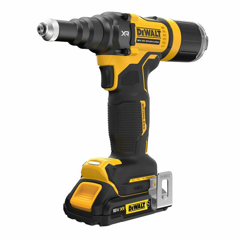 DEWALT 18V XR Aku nitovačka pre nity do 4,8 mm, 2x 2,0 Ah DCF403D2GT-QW