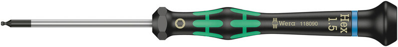 WERA Precízny skrutkovač Kraftform Micro Hex 1,5 mm
