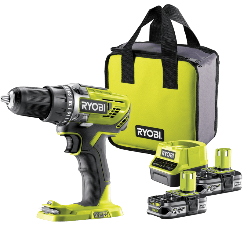 RYOBI 18V ONE+™ Aku vŕtačka bez príklepu R18DD3-225S