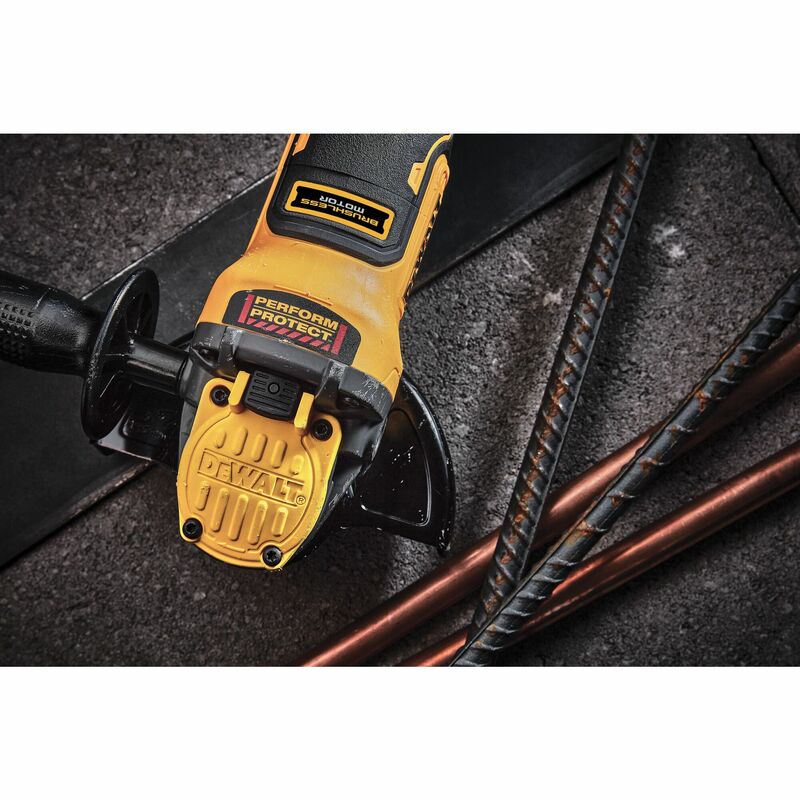 DEWALT 18V XR 125 mm Aku uhlová brúska s posuvným spínačom, 2x 5,0 Ah POWERSTACK™ DCG409H2T-QW