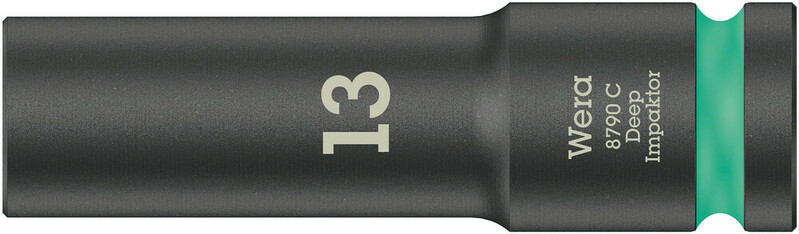WERA 1/2" predĺžený nástrčný kľúč Impaktor 13 mm