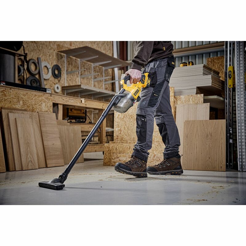 DEWALT 18V XR Aku prenosný vysávač s príslušenstvom s filtračnou triedou L, bez aku DCV501LN-XJ