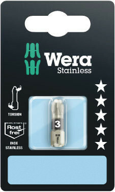 WERA Nerezový bit PZ 2 x 25 mm