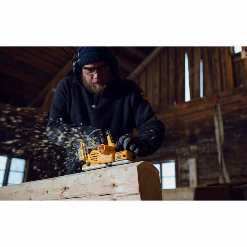 DEWALT 18V XR Aku hoblík 2 mm, 2x 5,0 Ah DCP580P2-QW