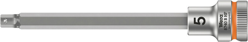WERA Nástrčný kľúč s bitom 3/8" - Hex 5 x 107 mm