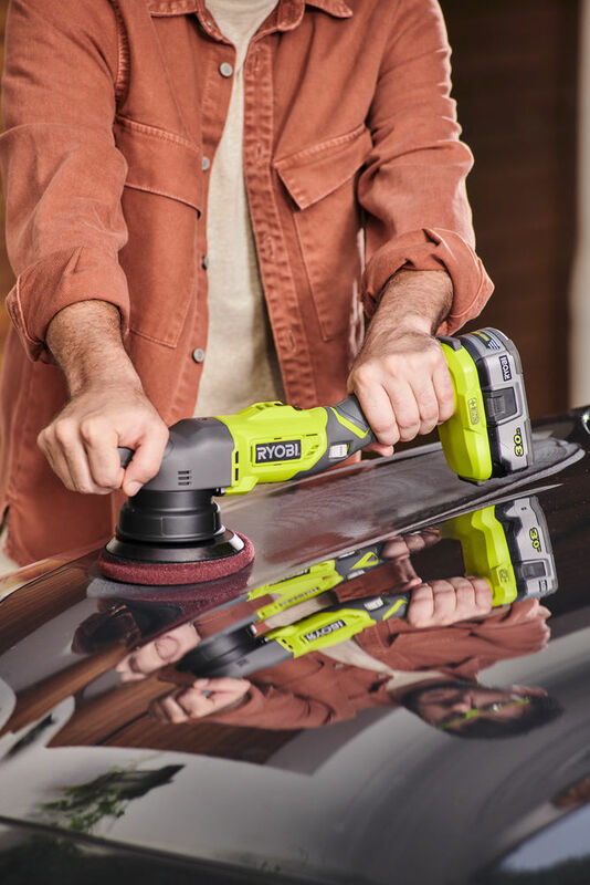 RYOBI 18V ONE+™ 125 mm duálna leštička R18P-0