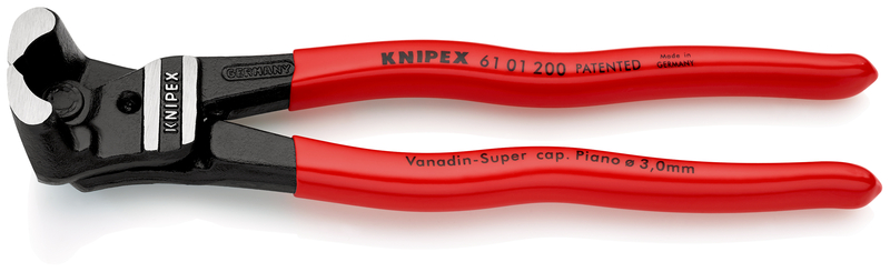 KNIPEX Kliešte cvikacie čelné, pákové 6101200