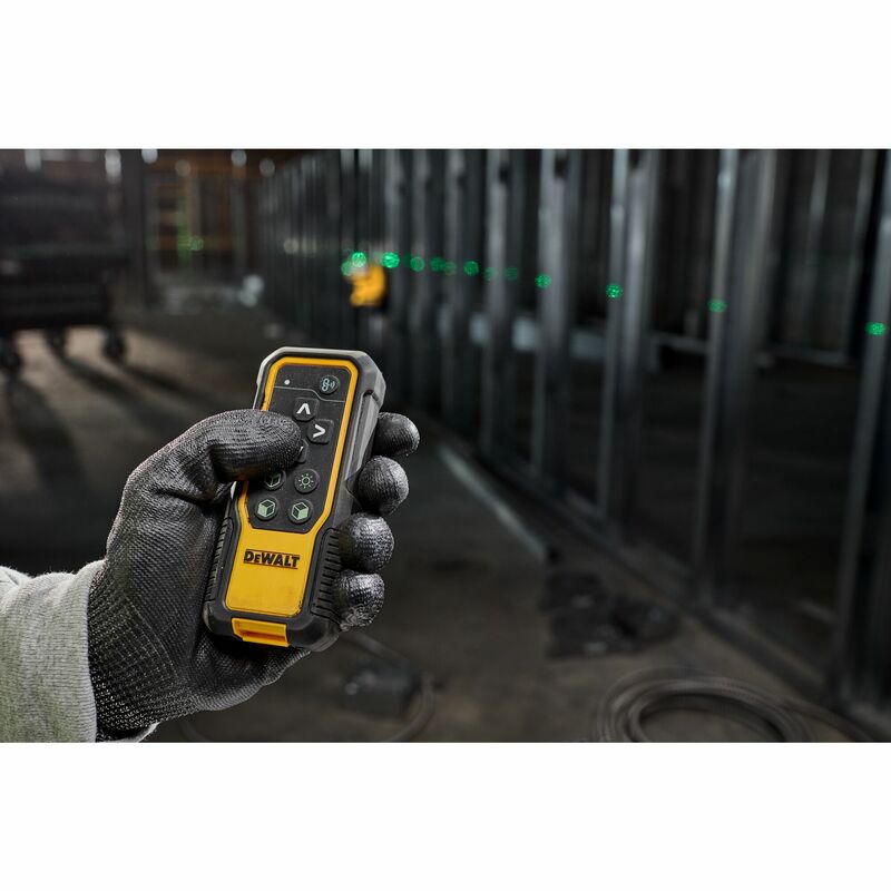 DEWALT 18V XR 3 x 360° zelený laser s diaľkovým ovládaním, bez aku DCLE34035B-XJ