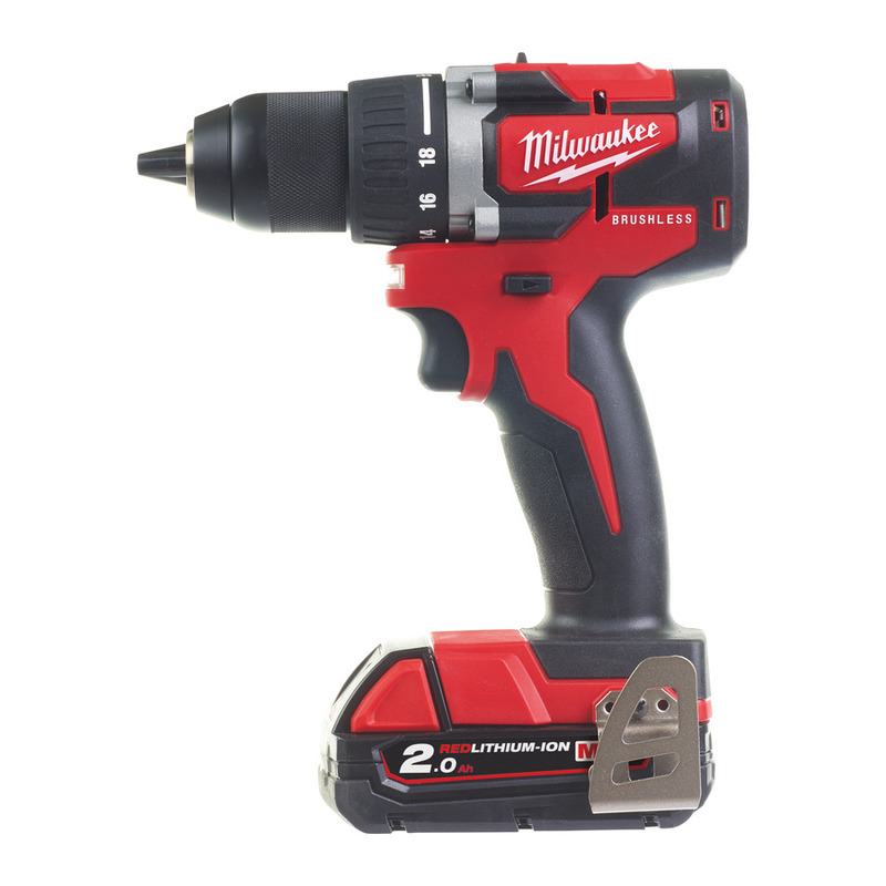 MILWAUKEE M18™ Aku vŕtačka bez príklepu - kompaktná M18CBLDD-202C