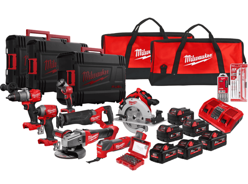 MILWAUKEE M18 FUEL™ Set náradia M18PP8A-586P