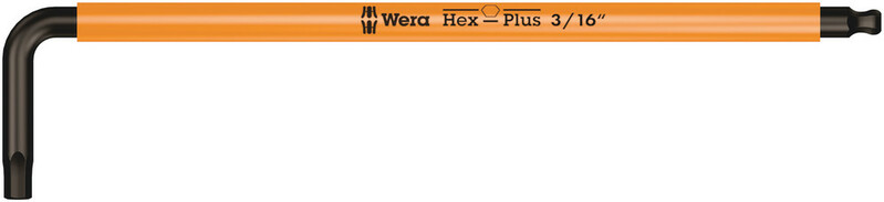 WERA Uhlový kľúč Hex s guľovým prvkom 4,0 mm
