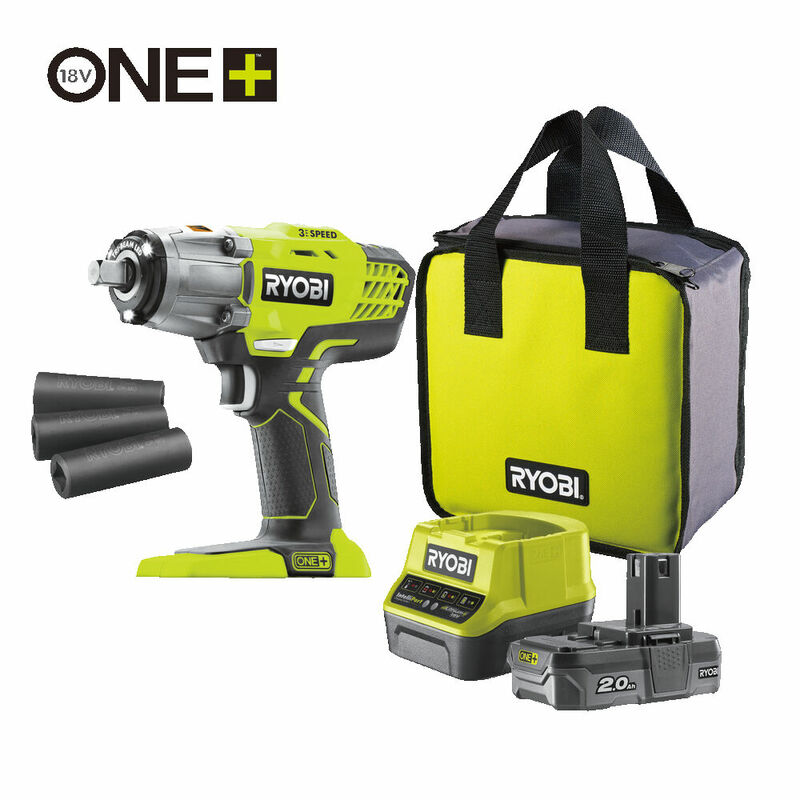 RYOBI 18V ONE+™ 1/2” Aku rázový uťahovák s poistným kolíkom R18IW3-120S