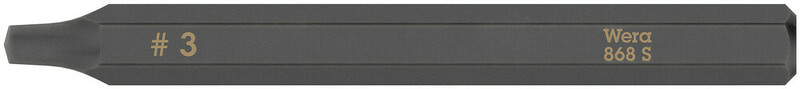 WERA Rázový bit Robertson R3 x 70 mm