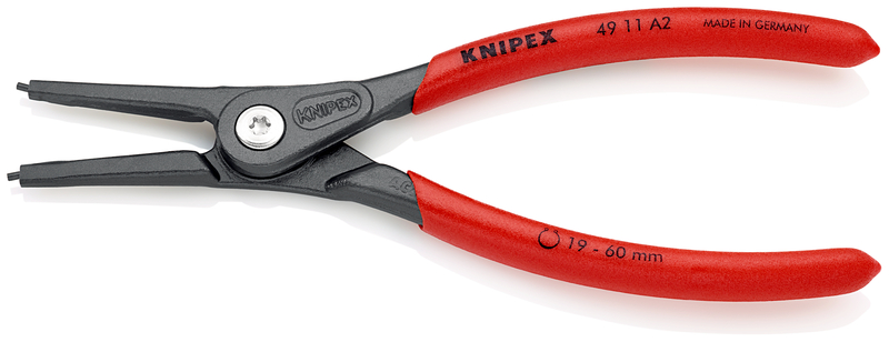 KNIPEX Kliešte na poistné krúžky, precízne 4911A2