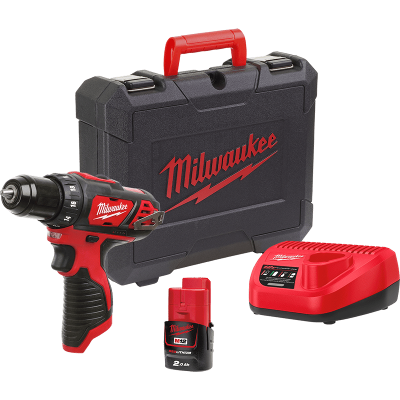 MILWAUKEE M12™ Aku vŕtačka bez príklepu - kompaktná M12BDD-201C