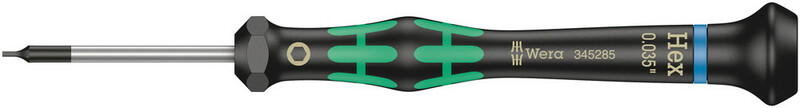 WERA Precízny skrutkovač Kraftform Micro Hex 0,035"