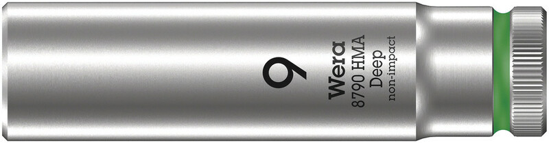 WERA Nástrčný kľúč predĺžený 1/4" - Hex 9 mm
