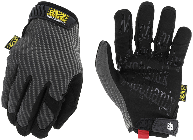 MECHANIX Taktické rukavice Original® Carbon Black Edition - čierne M/9