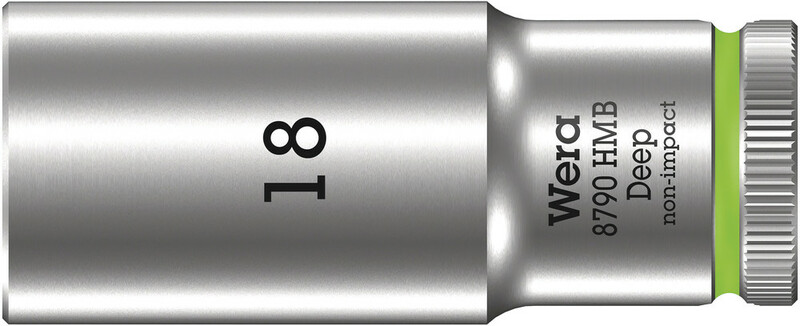 WERA Nástrčný kľúč predĺžený 3/8" - Hex 18 mm