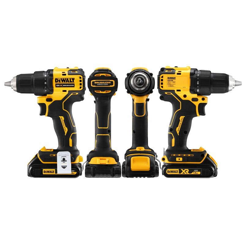 DEWALT 18V XR Aku vŕtačka bez príklepu, 2x 2,0 Ah DCD708D2T-QW