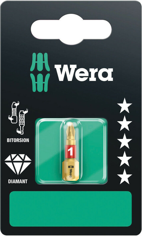 WERA Bit Diamond PH 1 x 25 mm