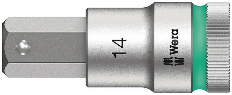 WERA Nástrčný kľúč s bitom 1/2" - Hex 14 x 60 mm