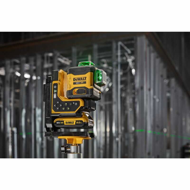 DEWALT 18V XR 3 x 360° zelený laser s diaľkovým ovládaním, bez aku DCLE34035B-XJ