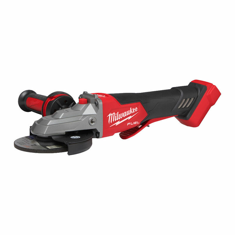 MILWAUKEE M18 FUEL™ 125 mm plochá uhlová brúska s lopatkovým spínačom M18FSAGF125XPDB-0X