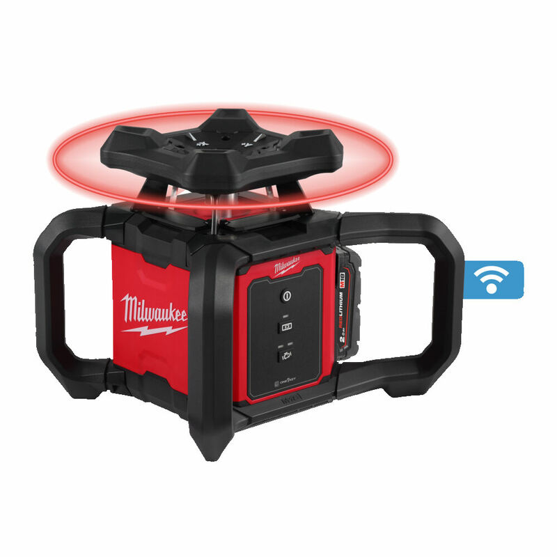 MILWAUKEE M18™ Rotačný laser 600 m, červený M18RLOH600-201C