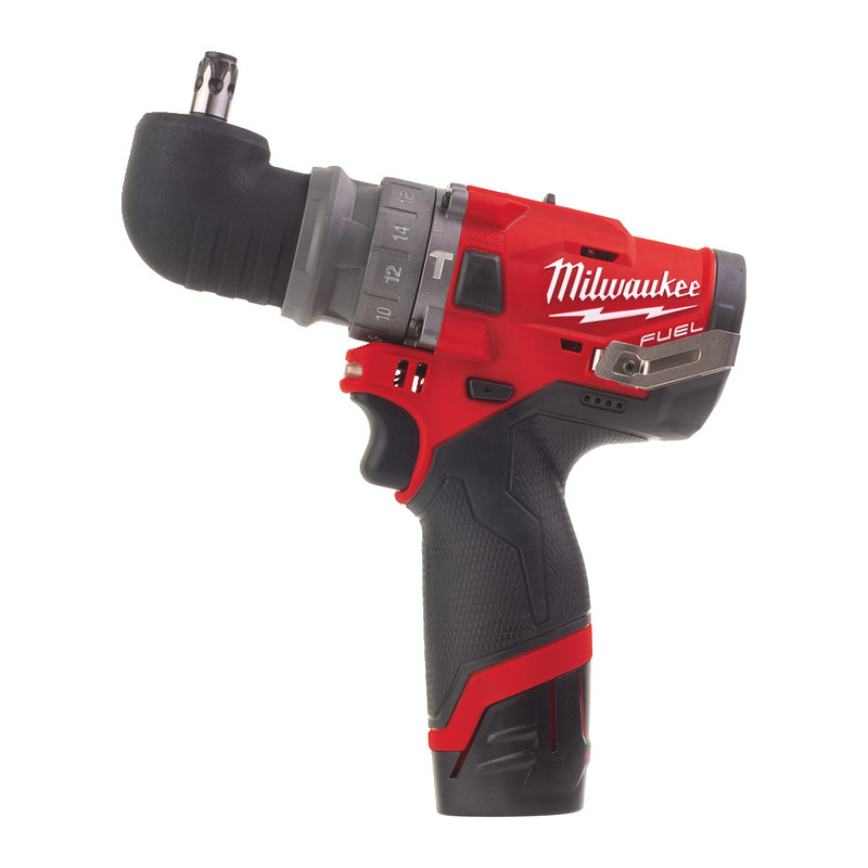 MILWAUKEE M12 FUEL™ Aku vŕtačka s príklepom s vymeniteľným skľučovadlom M12FPDXKIT-202X