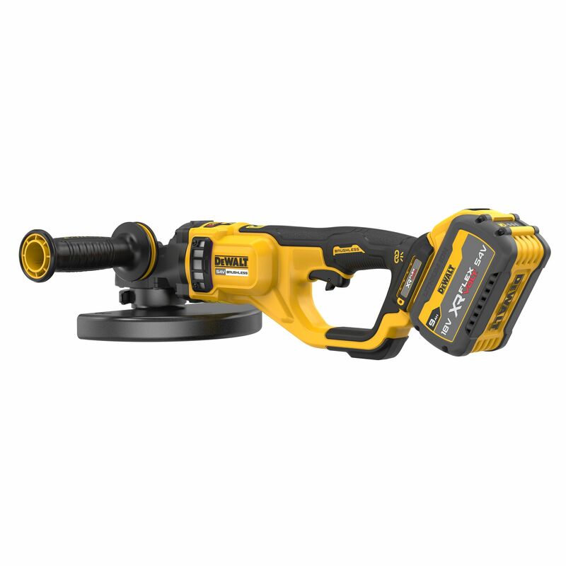DEWALT 54V XR FLEXVOLT™ 230 mm aku uhlová brúska, 2x 9,0 Ah DCG460X2-QW