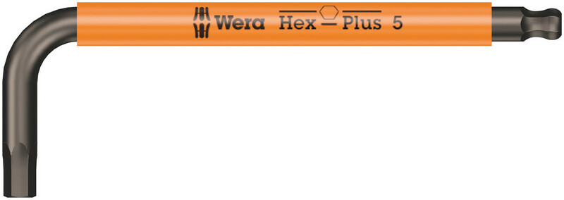 WERA Uhlový kľúč Hex s guľovým prvkom 5,0 mm