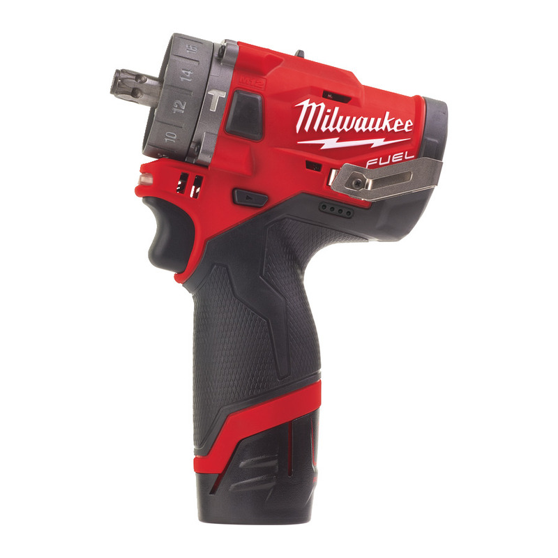 MILWAUKEE M12 FUEL™ Aku vŕtačka s príklepom s vymeniteľným skľučovadlom M12FPDX-202X