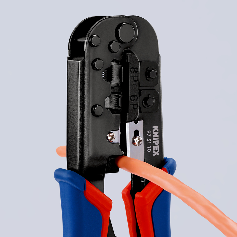 KNIPEX Kliešte lisovacie pre konektory Western 975110
