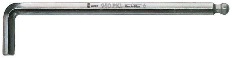 WERA Uhlový kľúč Hex s guľovým prvkom 5,0 mm