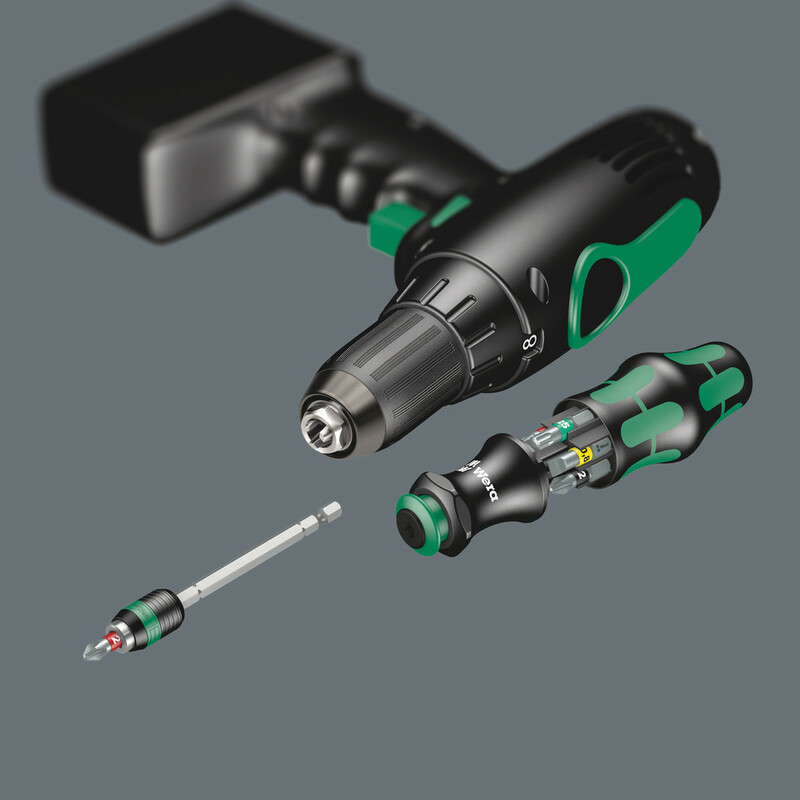 WERA Sada ručného držiaku bitiov Kraftform Kompakt 20 Tool Finder 1, 7 dielna