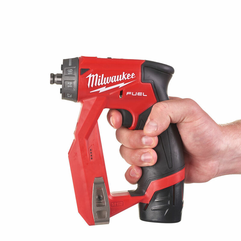 MILWAUKEE M12 FUEL™ Aku vŕtačka bez príklepu s vymeniteľným skľučovadlom M12FDDXKIT-202X