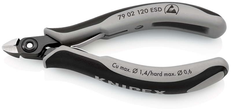 KNIPEX Kliešte cvikacie bočné, presné 7902120ESD