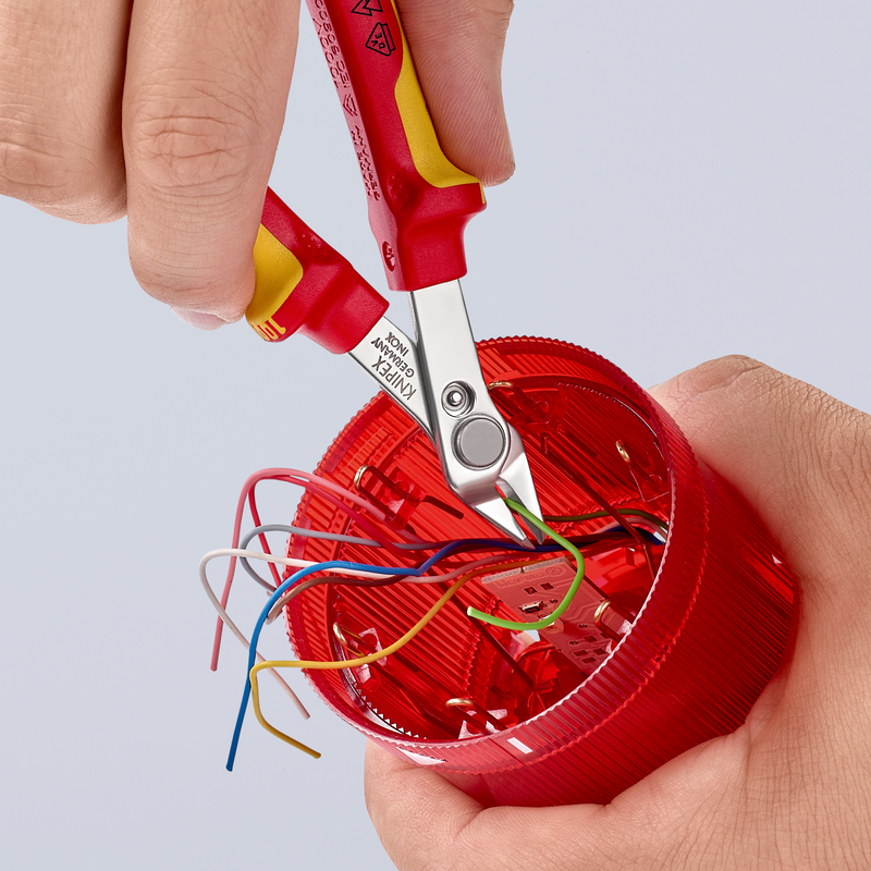 KNIPEX Kliešte cvikacie bočné Electronic Super Knips® VDE 7806125