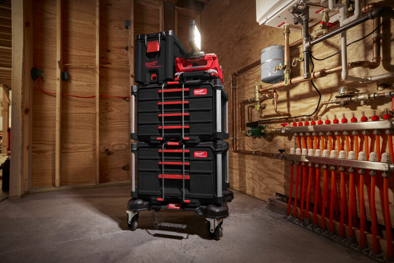 MILWAUKEE PACKOUT™ Box na náradie s 2+1 zásuvkami 4932493190