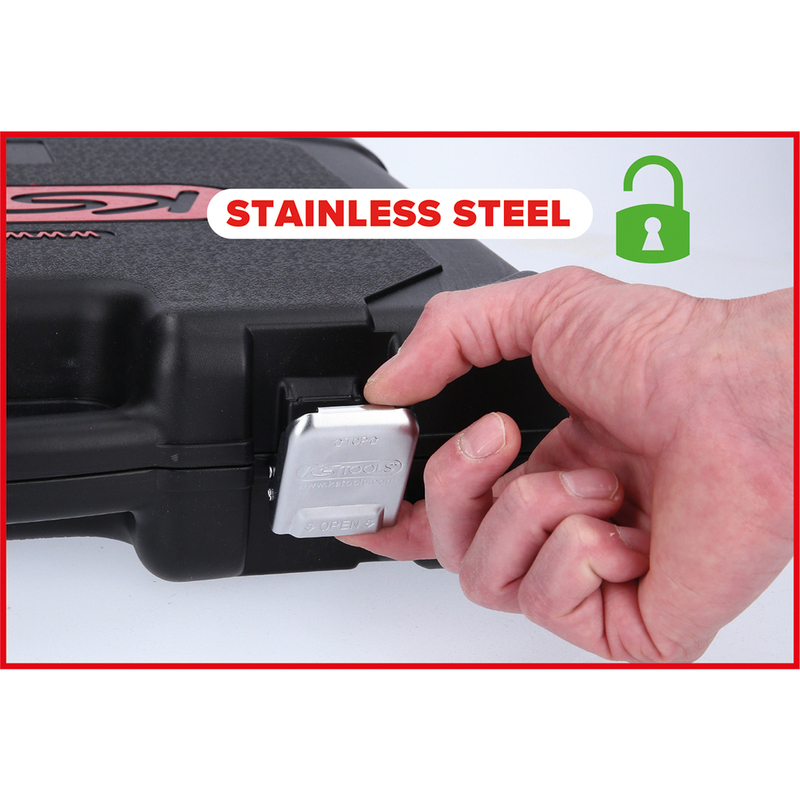 KS TOOLS Gola sada 1/4"+3/8"+1/2" - 255 - dielna