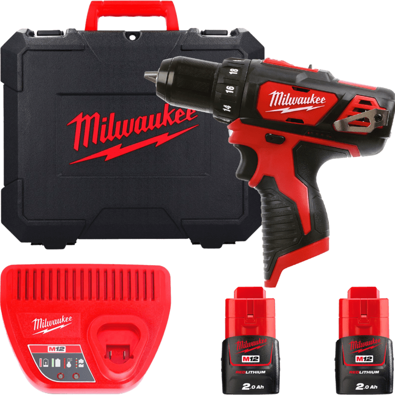 MILWAUKEE M12™ Aku vŕtačka bez príklepu - kompaktná M12BDD-202C